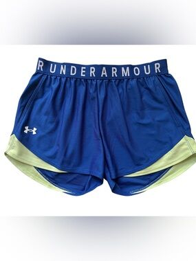 Under Armour Women's Small Tech Play Up 3.0 Shorts 1344552 Blue